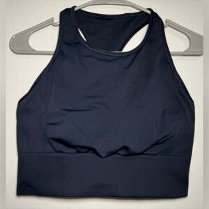 Lululemon Sports Bra Navy Blue Razor Navy Size 10 No Padding